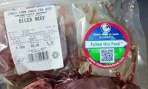 Etiqueta carne vácuo